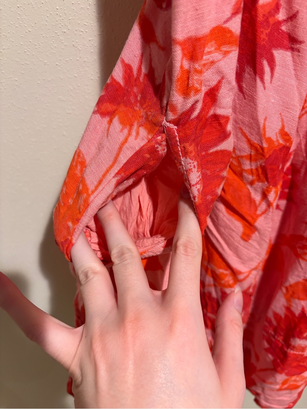 Free People Altura Pink Floral Printed Mini Dress Strawberry Lemonade Small - Picture 9 of 16